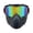 C Colored lens version, variant on Detachable Full Face Goggle Mask 2026 Upgraded Protective Face Mask for Mowing Grinding Yard Work Wind Dust Protection Anti Fog Coating Breathable Comfortable Safety Gear Accessory