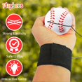 thumbnail image 4 of Playbees Reactive Practice Baseballs on Elastic Cord Perfect for Training, Fun Outdoor Activities for Spring Training, Fun Outdoor Activity for Kids, Boy or Girl, Party Favor (3 Pack), 4 of 5