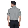 thumbnail image 2 of Harriton M600S Men's Oxford Short Sleeve with Stain-Release-Oxford Grey-2XL, 2 of 3