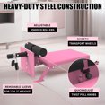 thumbnail image 2 of GloryStar Nordic Curl Bench, Portable Home Gym Equipment with Wheels for Hamstring and Glute Workouts, Compact Leg Curl Machine for Nordic and Reverse Curl Exercises, 2 of 6