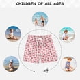 thumbnail image 6 of FORMRS Boys Swim Trunks Quick Dry Mesh Lining Beach Boardshorts, Sizes XS-XL, Strawberry Plaid Pattern, 6 of 7