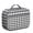 Grey-21, variant on Portable Lunch Pouch With Colorful Checkered Print, Insulated, Washable, Durable Thermal Carrier For School, Daycare, And Picnics