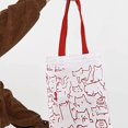 thumbnail image 2 of Bolsa de tela, bolsa de tela estampada, bolsa de algodón, bolsa de algodón, bolsa de mano estampada, bolsa de tela de lona, ​​bolsa de compras, 30*35 cm, 2 of 4