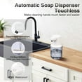 thumbnail image 3 of Dispensador Automático de Jabón Sin Contacto, Dispensador de Jabón de Manos Espumoso Ajustable de 4 Niveles, Dispensador Automático de Jabón de Montaje en Pared,, 3 of 5
