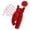 Red, variant on Enyan Newborn Baby Girl Fall Outfits Long Sleeve Rib Frill Romper Suspender Pant Hat 3Pcs Set Infant Girls Winter Clothes(Size 18-24 Months)