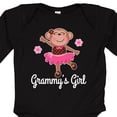 thumbnail image 4 of Inktastic Grammy Girl Ballerina Monkey Girls Long Sleeve Baby Bodysuit, 4 of 5
