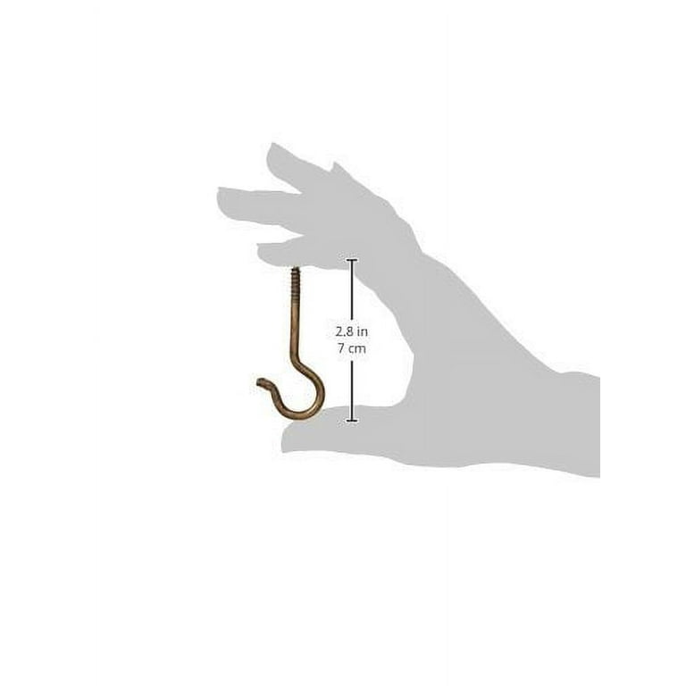 Panacea White Steel 2-1/2 in. H Sturdy Plant Hook 5 pk Panacea White Steel 2-1/2 in. H Sturdy Plant Hook 5 pk