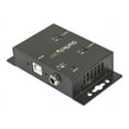 thumbnail image 2 of StarTech.com USB to Serial Adapter - 2 Port - Wall Mount - Din Rail Clips - Industrial - COM Port Retention - FTDI - DB9 (ICUSB2322I) - Serial adapter - USB 2.0 - RS-232 x 2 - black, 2 of 7