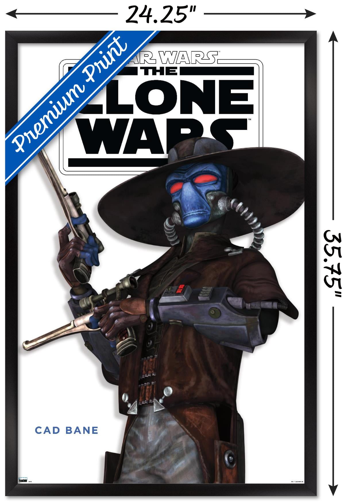 Star Wars: The Clone Wars - Cad Bane Feature Series Wall Poster