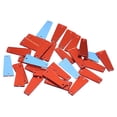thumbnail image 1 of Unique Bargains 30Pack Irregular Acrylic Sew on Mirror Pieces Rhinestones Beads, Red 27x11mm, 1 of 6
