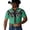 L171-Mint Green, variant on xfsWaSs Western Cowboy Shirts For Men Retro Printed Short Sleeve Shirt Comfortable Fit Casual Button Down Shirts Festival Party Formal Everyday Wear