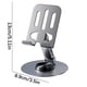 thumbnail image 2 of Soporte metálico para tableta con giro de 360° • Soporte plegable y portátil para teléfono y tableta de hasta 12,9" • Construcción metálica estable y duradera, 2 of 2