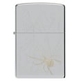 thumbnail image 2 of Zippo Spider Web Design High Polish Chrome Pocket Lighter, 2 of 6