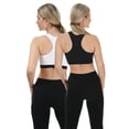 thumbnail image 2 of Women's Elle Sport 2 Pack Bra in Black, 2 of 5