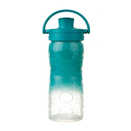 Lifefactory 16oz Glass Water Bottle with Active Flip Cap - Ultramarine