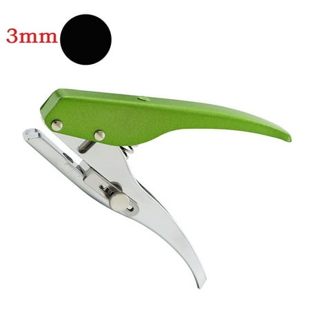 

BAMILL 3-10mm Hand-held Circle Round Single Hole Punch Paper Punch for ID Cards Photos