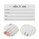 thumbnail image 3 of Tarjetas de entrada de 100 piezas Tarjetas en blanco Tarjetas de votación múltiples Hojas de boletos de sorteo, 3 of 7
