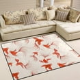 thumbnail image 2 of SKYSONIC Red Koi Pattern Lightweight Carpet Mats Area Soft Rugs Floor Mat Rug Home Decoration for Kids Room Living Room 63 x 48 inches, 2 of 6