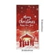 thumbnail image 3 of Decoración navideña para puerta con escena de Papá Noel entregando regalos | Fondo para ambiente festivo navideño | Decoración estándar para la entrada de casa, 3 of 6