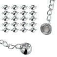 thumbnail image 4 of AMLESO Jewelry Locking Clasp Connector Necklace Making Round 20pcs, 4 of 8