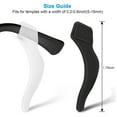 thumbnail image 6 of 12 Pairs Eyeglass Ear Grip, Anti-Slip Holder, Silicone Hook, Temple Tips Sleeve Retainer, 6 of 7