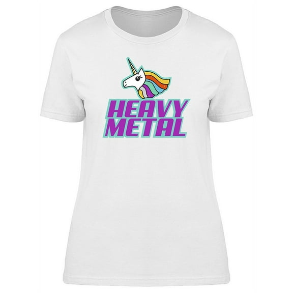 Cool Heavy Metal Unicorn T-Shirt Women -Image by Shutterstock, Female XX-Large
