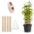 thumbnail image 6 of Plant Pots Plants Entangled Wires Pure Copper Wire for Plant Cultivation Gardening Antenna Cultivation Plant Coil, 6 of 9