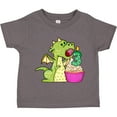 thumbnail image 3 of Inktastic Dragon Cupcake 3rd Birthday Boys or Girls Toddler T-Shirt, 3 of 5