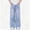 Blue, variant on Qunyiney Boy Jeans Baggy Blue Wide Leg Denim Pants Relaxed Fit Casual with Pockets Jeans Size 13-14years