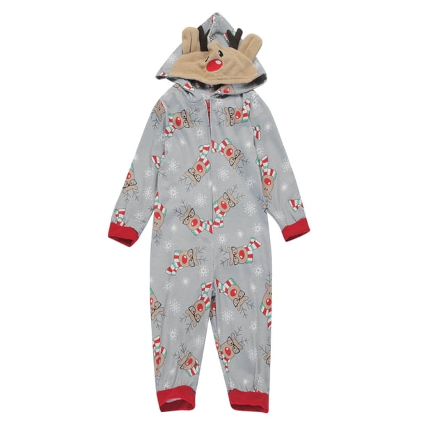Nueva Moda Linda Navidad Con Capucha Estampado Familiar Pijamas Europeos Y Americanos Mono Para Padres E Hijos Papá Odeerbi ODB-6