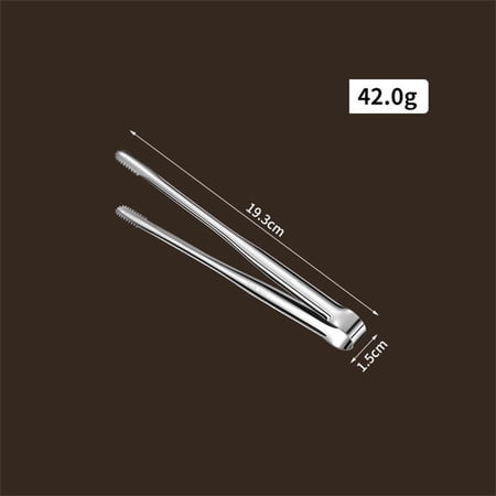 Japanese Stainless Steel Grill Tongs Bread Steak Elongated Bbq Kitchen Gadgets