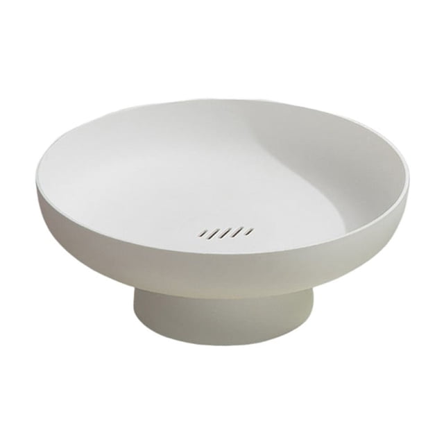 BUYISI Stylish and Modern Fruit Snack Storage Box:Elegant Kitchen and Table Decoration White