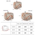 thumbnail image 6 of Toaster Cover 4 Slice, Orange Spring Floral Dustproof Bakeware Oven Protector with Top Hook, Watercolor Farmhouse Botanical Waterproof Small Kitchen Appliance Toasters Dust Cover, 12"x11"x8", 6 of 9