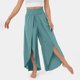 thumbnail image 4 of Pantalones Pantalones de playa para mujer Pantalones de verano de estilo casual Traje diario de ajuste holgado (Verde S) Ygjytge Verde T S para Mujer, 4 of 8