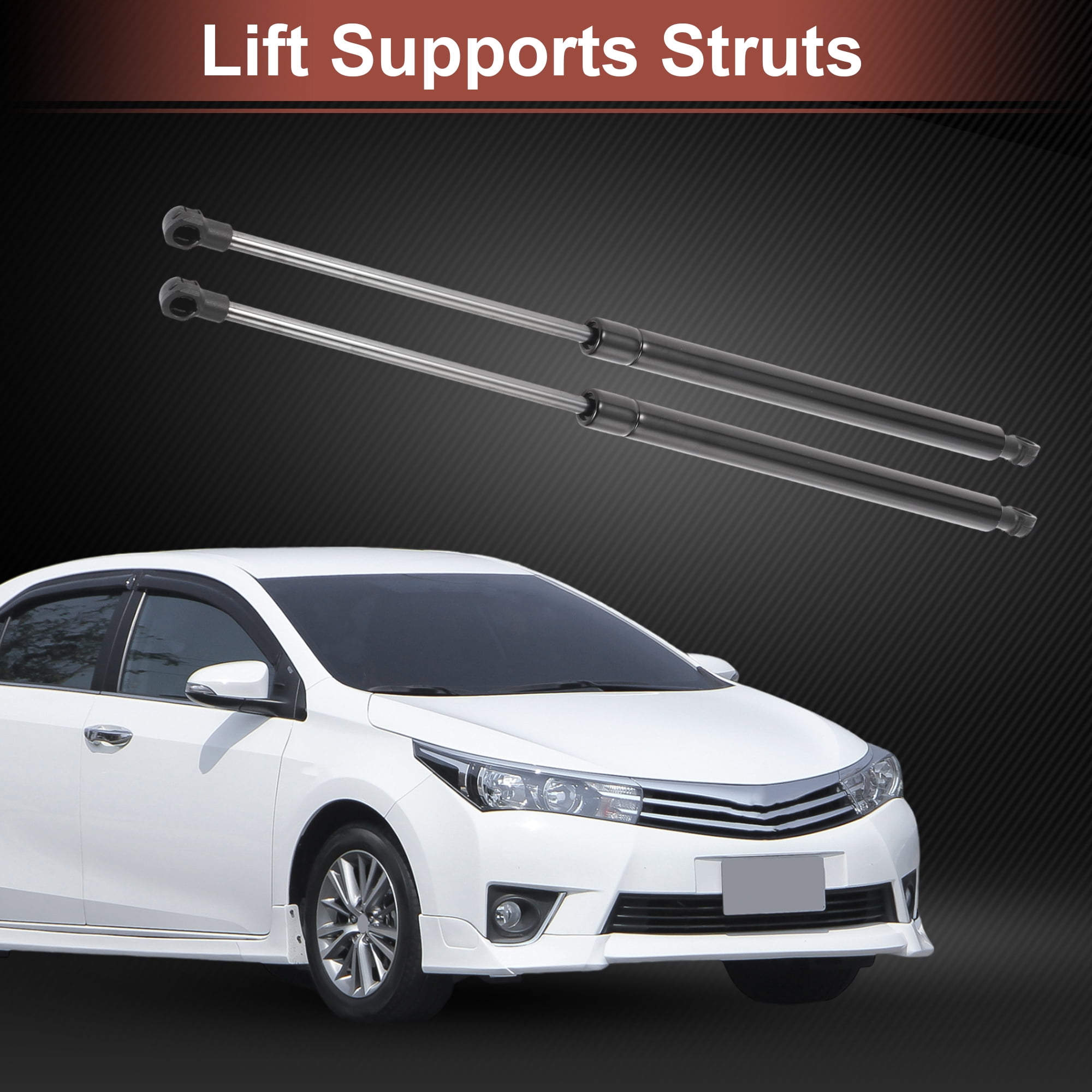Unique Bargains 2Pcs Rear Hatch Lift Supports Gas Struts for Toyota Matrix 2009-2013