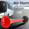 Limorve Air Horn Kit 5 Trumpets High Strength DC 12V 125dB Air Horn