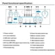 thumbnail image 4 of AK55 110-240V Car Amplifier 900W Max Power 2.0 Channel Rated 70W+70W Bluetooth Audio Hifi AMP Music, 4 of 5