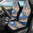 Car Seat Covers Marshall Island Kwajalein Flag Easy to Install