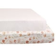 thumbnail image 1 of 2-Pack Jersey Mini Fitted Crib Sheets, Floral, 1 of 9