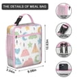 thumbnail image 3 of Rainbow Cartoon Lunch Box Insulated Lunch Bag Box Women Men Reusable Cute Small Bento Lunch Box Containers for Students Cooler Tote Bag Lunchbox for Office School Picnic, 3 of 6