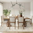 thumbnail image 3 of Lahome Decor 8'x10' Washable Area Rug,8x10ft Boho Tribe Rugs for Living Room With Non-Slip Backing, Stain Resistant Non-Shed Carpet for Bedroom, Dining Room, Dorm, Office,Farmhouse- Khaki, 3 of 8