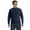 TRUE NAVY, variant on The Comfort Colors Adult Crewneck Sweatshirt - CHAMBRAY - L