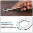 thumbnail image 4 of 3 Packs 8mm Thin Combination Wrench with Offset 6-Point End and Angled Open End, 4 of 6