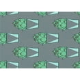 thumbnail image 1 of Ahgly Company Indoor Rectangle Patterned Marble Blue Area Rugs, 5' x 7', 1 of 6