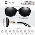 thumbnail image 5 of Gafas de Sol Sunier S85 Polarizadas Oversize para Mujer, 5 of 5