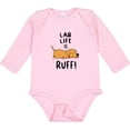 thumbnail image 3 of Inktastic Lab Life is Ruff Yellow Lab Boys or Girls Long Sleeve Baby Bodysuit, 3 of 5