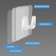 thumbnail image 4 of 5/10/20/30/40 Uds gancho autoadhesivo gancho de pared de puerta transparente estante de carga pesada para niños cocina baño toalla llavero gancho adhesivo, 4 of 5