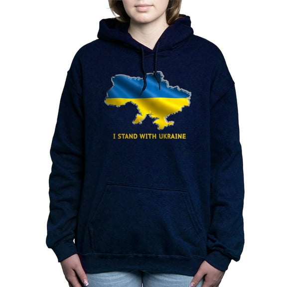 CafePress - I Stand With Ukraine Flag Ukrainian Pri Sweatshirt - Pullover Hoodie, Classic & Comfortable Hooded Sweatshirt