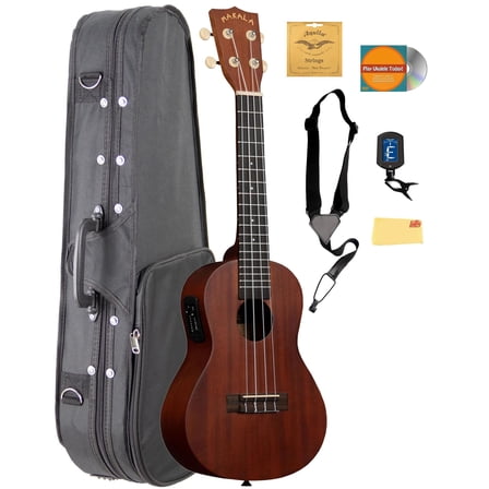 Kala MK-CE Makala Concert Acoustic-Electric Ukulele w/ Case