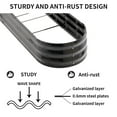 thumbnail image 4 of Raised Garden Bed Galvanized Metal Planter Box, 67"D x 20"W x10"H, 7 cu. ft. Black, 4 of 7